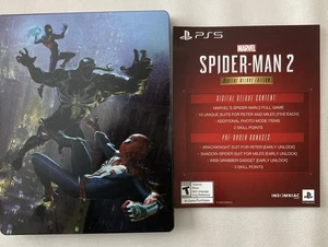 Marvel Spider Man 2 Deluxe Edition Steelbook Case Venom Action Spiel Ps5 RPG X Y - Bild 1 von 5