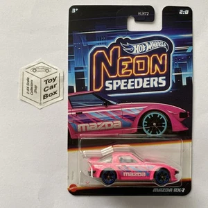 2025 HOT WHEELS Neon Speeders - Mazda RX-7 (#2 Pink) D50 - Picture 1 of 1