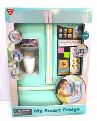 My Smart Fridge 15" Interactive Child's Refrigerator Turquoise NIB 3+ - Image 1 of 4