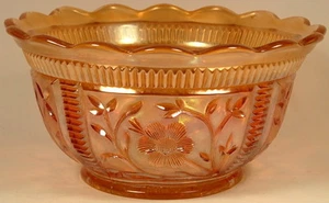 "TAZÓN DE VIDRIO DE CARNAVAL DE DIAMANTE MARGARITA TALLA 7 1/2" - Imagen 1 de 4