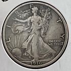 1916. Walking Liberty half dollar , Xf