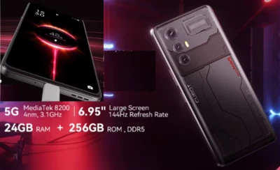 MAX 5 Dimensity 8200, 4nm, 3.1GHz 6.95" 12+256GB Gaming 5G Smartphone - image 1 of 4