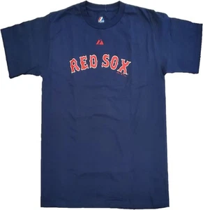Camiseta Boston Red Sox Juventud Marina Logotipo Básico Mangas Cortas - Imagen 1 de 2