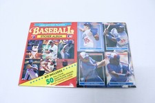 VINTAGE SEALED 1990 MLB Hottest Players Sticker Album 