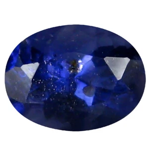 0.82 ct AAA Eye-opening Oval Shape (7 x 5 mm) Blue Iolite Natural Gemstone - Picture 1 of 1