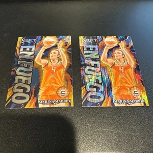 2024 WNBA Panini Select Enfuego Marina Mabrey Connecticut Sun Silver Flash Prizm - Picture 1 of 6