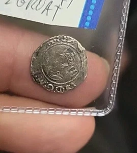 GREAT BRITAIN 1625-49 CHARLES I SILVER TWO PENCE HALF GROAT PetetheGreek 609 Bd - Picture 1 of 4