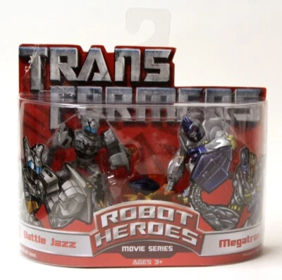 Transformers Robot Heros Battle Jazz & Megatron 2007  - Image 1 of 3