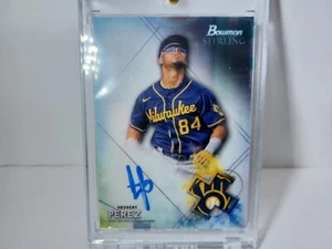 2021 Bowman Sterling Hedbert Perez Prospect Auto Autograph #BSPA-HP E670 - Picture 1 of 6
