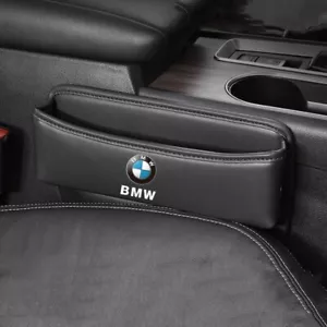 Nuevo organizador de soporte para teléfono caja de almacenamiento de espacio para asiento de automóvil para BMW negro rojo - Imagen 1 de 13