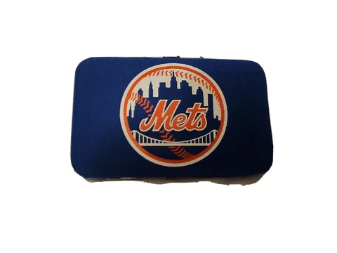 NY Mets Wristlet Mini Shell Wallet Officially Licensed By The MLB, New Cover