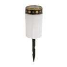 Simple Cemetery Ritual Electronic LED Candle Lamp Flameless Solar Decorative