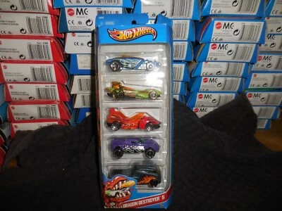 Paquete de 5 Hot Wheels Dragon Destroyer Foto 1 de 3