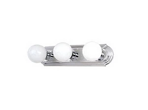 Chrome Finish 3 Light Bath 18" - Picture 1 of 1