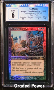 Urza's Legacy No Mercy CGC 6 LÁMINAS (6120) 56/143 Magic Magic Magic Magic Magic Magic Magic Magic Magic Magic Magic Magic Magic - Imagen 1 de 2