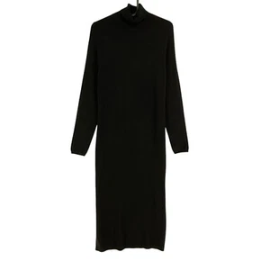 s.Oliver Women Black High Neck Long Sleeves Dress Size EU 36 UK 8 US 6 - Picture 1 of 14
