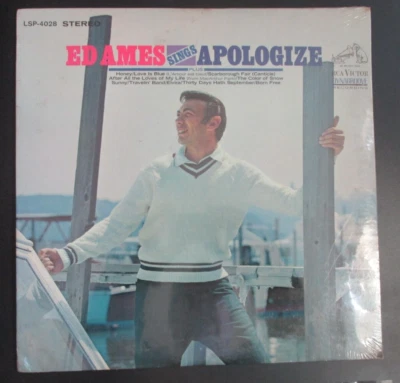 ED AMES SINGS APOLOGIZE CLAUS OGERMAN 1968 RCA LP NEW SEALED STEREO LSP-4028 - Image 1 of 2