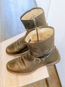frye boots 10.5 D Men’s Engineering/motorcycle. Black Leather - Picture 1 of 8