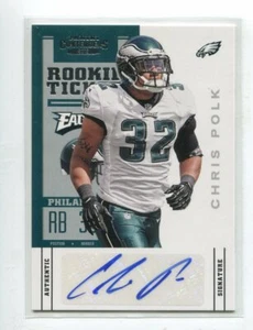 Autógrafo Contenders 2012 Chris Polk Philadelphia Eagles - Imagen 1 de 1