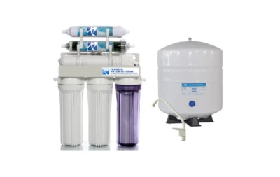 Dual Outlet Reverse Osmosis Water Filter Systems RODI 50 GPD Drinking/Aquariums - Image 1 of 4