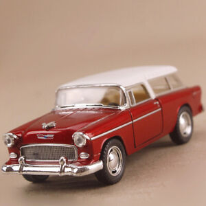 1955 Chevy Chevrolet Nomad Wagon Dark Red 1:40 Scale Die-Cast Model 12cm OLP 