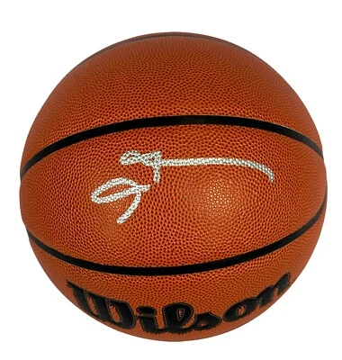 Allen Iverson autographed signed basketball Philadelphia 76ers JSA - Image 1 of 3