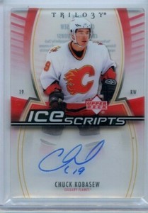 2006-07 Upper Deck Trilogy Ice Scripts #IS-CK Chuck Kobasew