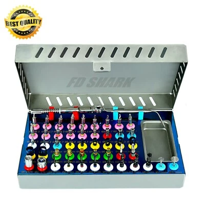 Kit de implante dental universal 50 un. taladros cónicos de compresión expansor óseo Foto 1 de 4
