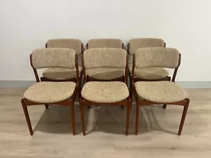 Danish Teak wood Chairs by Erik Buch OD Møbler, Set of 6 - Picture 1 of 6