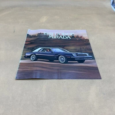 1981 DODGE MIRADA DEALER SHOWROOM SALES BROCHURE CATALOG GUIDE BOOKLET - Изображение 1 из 4