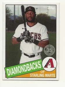 2020 TOPPS MINI On Demand STARLING MARTE 1985 35th Anniversary #85TB-6 D'Backs - Picture 1 of 1