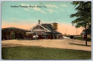 K40/ Rome Georgia Postcard c1910 Southern Railroad Passenger Depot 281 - Picture 1 of 2