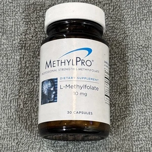 MethylPro 10mg L-Methylfolate 30 Capsules - Vegetarian Dietary Supplement  - Picture 1 of 2