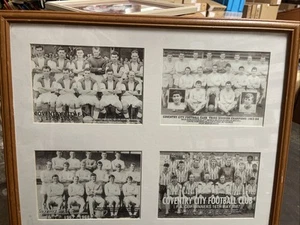Coventry City FC 4 Framed Pictures 1954/55,1963/64,1967/68,16thMay1987 - Picture 1 of 7