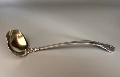 Cucharón de mayonesa antiguo Gorham Chantilly 1895 ancla de león G plata de ley 5" Foto 1 de 4