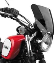 Parabrisas NC tinte oscuro cromo herrajes 9,25 pulgadas Harley Sportster 1100 86-87 Foto 1 de 4