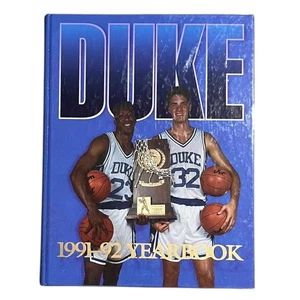 Vintage 1991 Mike Krzyzewski Coach K Duke Blue Devils Signed Yearbook Autograph - Picture 1 of 5