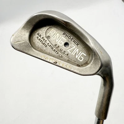 Ping Zing Black Dot Single 1 Iron Karsten Steel Shaft RH 39.5” - Image 1 of 4