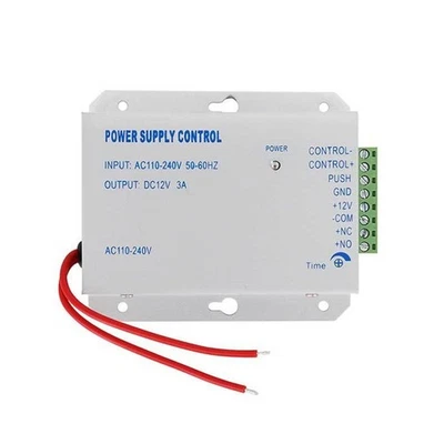 AC 110-240V IN to DC 12V 3A Power Supply Door Access Control For Intercom System - Image 1 of 4
