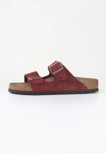 BIRKENSTOCK Ciabatte Unisex Bordeaux Ciabatte Arizona in pelle scamosciata Autu - Imagen 1 de 5