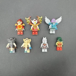 Lot of 7 LEGO Legends of Chima  Minifigures Vardy Maula Mottrot Rinona Laval - Picture 1 of 11