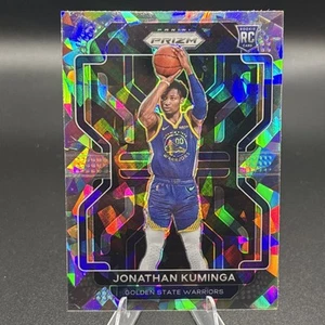 Jonathan Kuminga #307 Cracked Ice Prizm (RC) Golden State Warrior 2021-22 - Picture 1 of 2