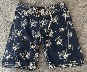 Pantalones cortos True Religion azul marino con cordón para hombre talla? Medidas en fotos - Imagen 1 de 8