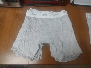 Calzoncillo boxer vintage para bicicleta para hombre sin mosca talla L grande NOS gris - Imagen 1 de 3