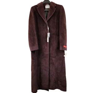 New Vintage Bill Blass Size 4 Made in Italy Baby Llama Wool Coat Early 1980s *** - Picture 1 of 14
