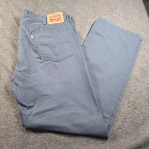 Levis 514 Pants Mens 38x32 Blue Straight Leg Zip Fly 100% Cotton Casual Denim - Picture 1 of 12