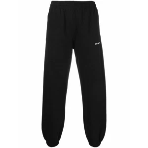 Off-White Wave Outline Diag Design Black Sweatpants - Foto 1 di 2
