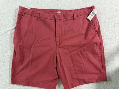 Pantalones Cortos Elásticos Relajados Agua Salada Izod Nuevos con Etiquetas - Para Hombres 42" 9.5" Entrepierna Coral  Foto 1 de 4
