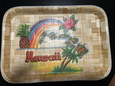 Hawaii Bamboo Serving Tray - Image 1 of 4