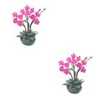 12 Artificial Mini Potted Plants for Home Decor